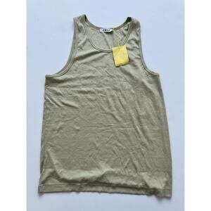 CDLP Rib Tank Top Lyocell Blend Sage XXL